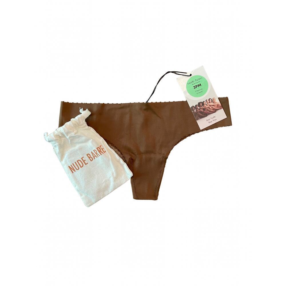 Nude‎ Barre Seamless Thong Panty Brown Shade 3PM Size XS New with Tags